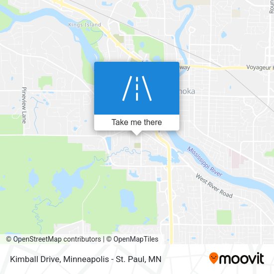 Kimball Drive map