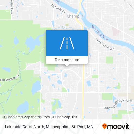 Lakeside Court North map