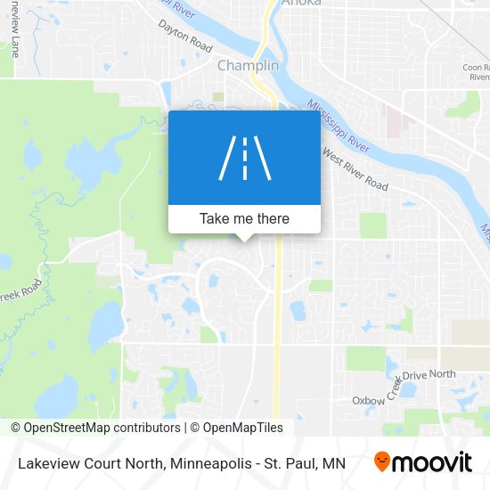 Mapa de Lakeview Court North