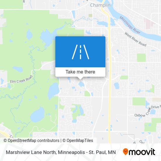 Marshview Lane North map