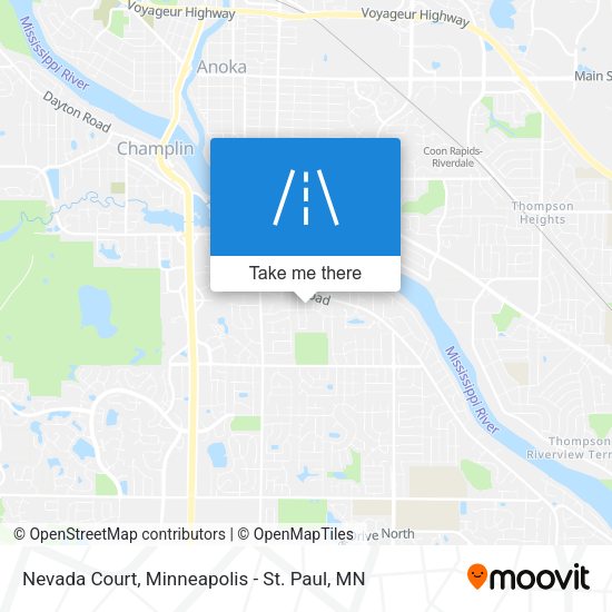 Nevada Court map