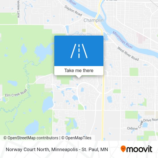 Norway Court North map
