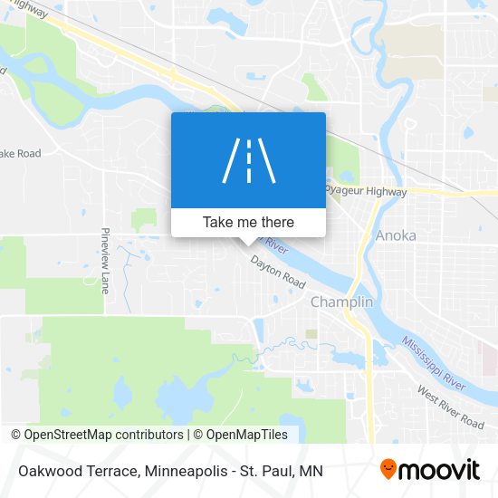 Oakwood Terrace map