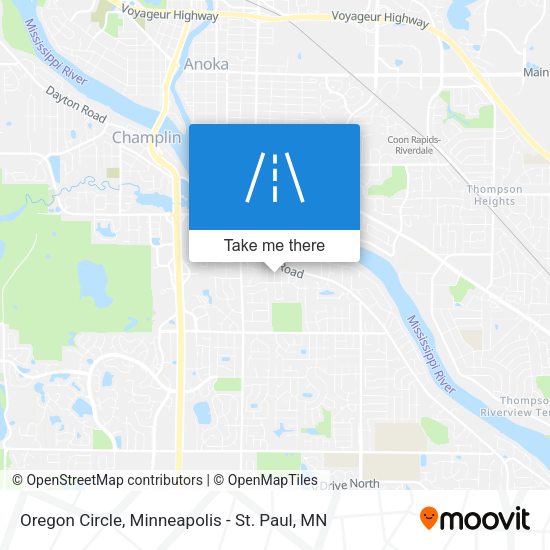 Oregon Circle map