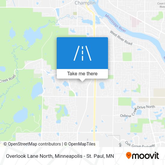 Mapa de Overlook Lane North