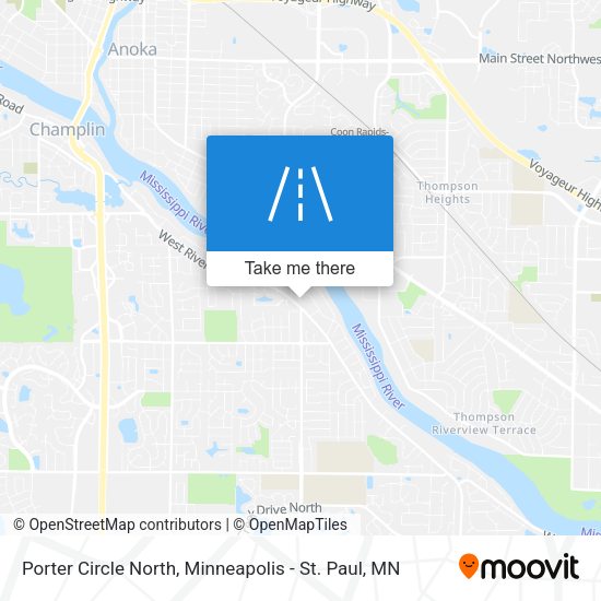 Mapa de Porter Circle North