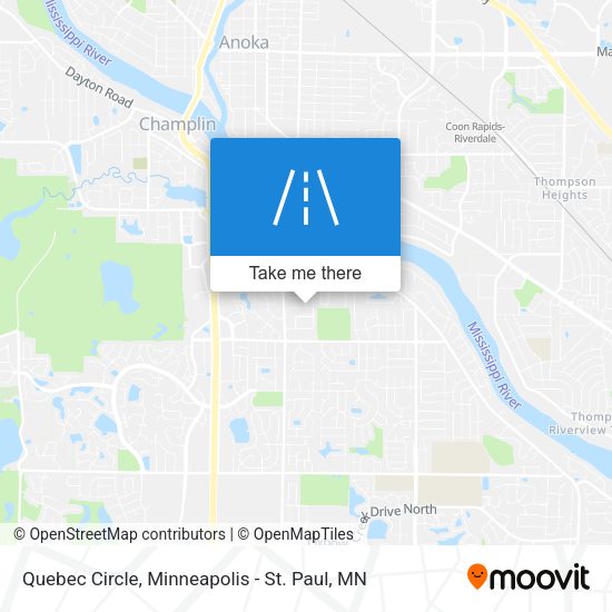 Quebec Circle map