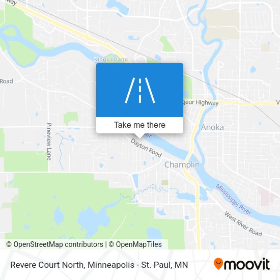 Mapa de Revere Court North
