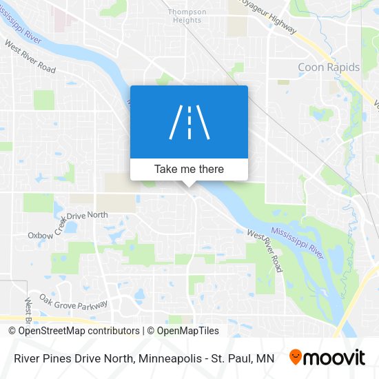 River Pines Drive North map