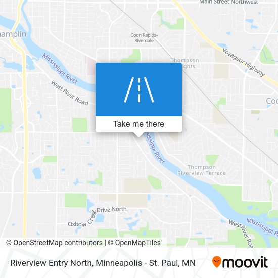 Mapa de Riverview Entry North