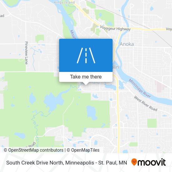South Creek Drive North map