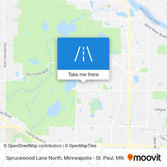 Mapa de Sprucewood Lane North