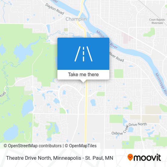 Mapa de Theatre Drive North