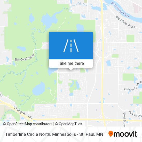 Timberline Circle North map