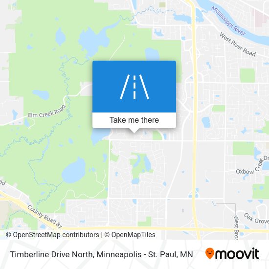 Mapa de Timberline Drive North