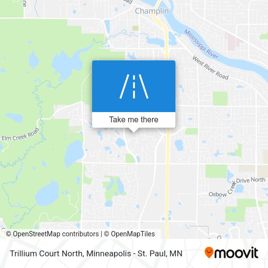 Trillium Court North map