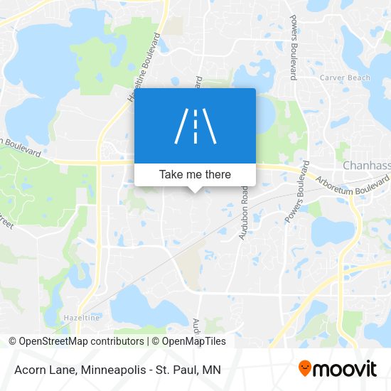 Acorn Lane map