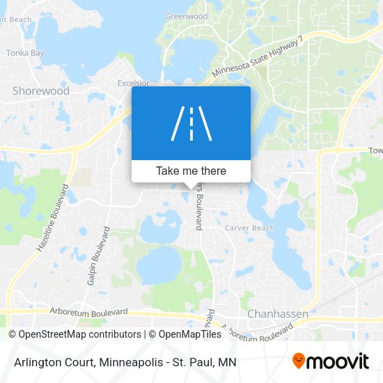Mapa de Arlington Court