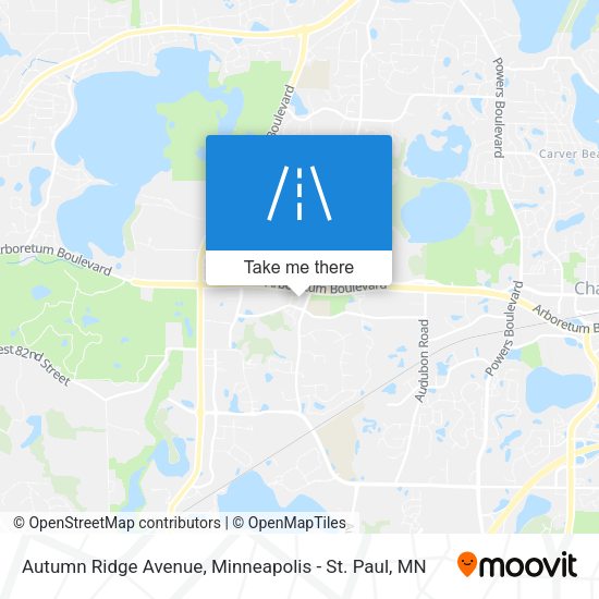 Autumn Ridge Avenue map