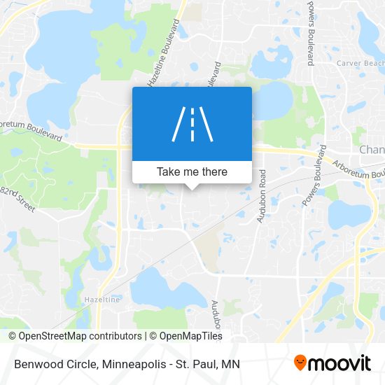 Benwood Circle map
