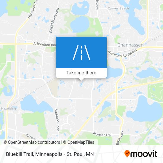 Bluebill Trail map