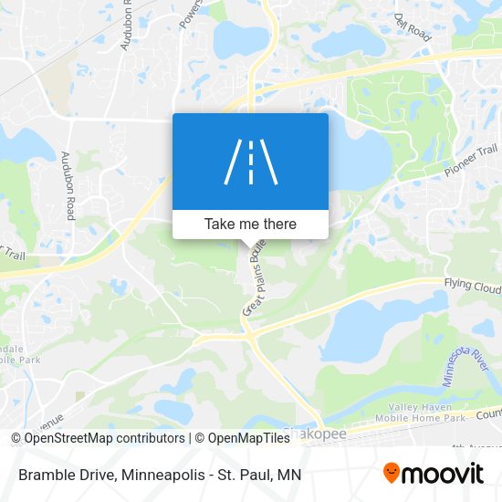 Mapa de Bramble Drive
