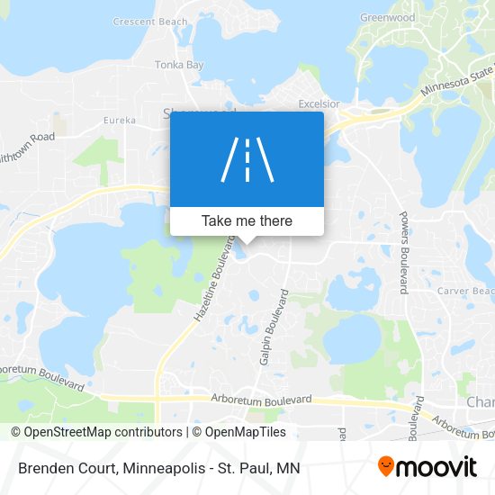 Mapa de Brenden Court