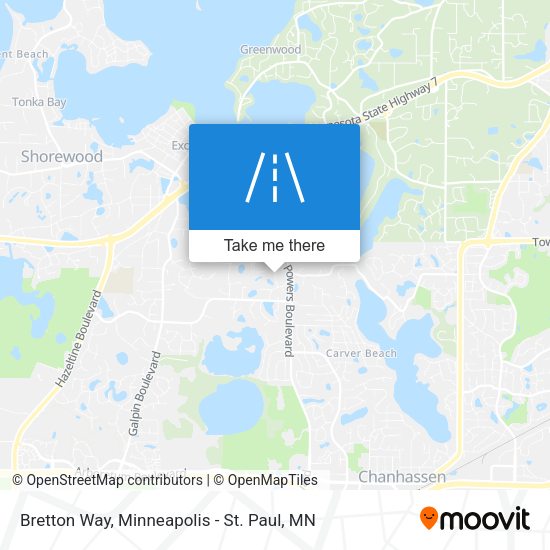 Mapa de Bretton Way