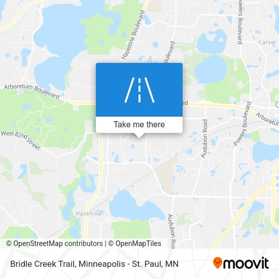 Bridle Creek Trail map