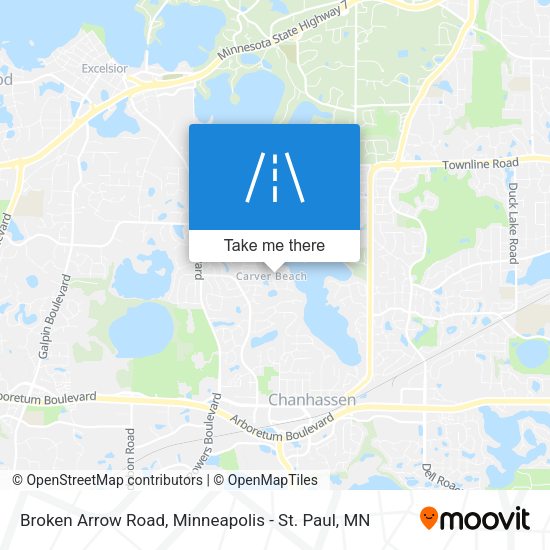 Broken Arrow Road map