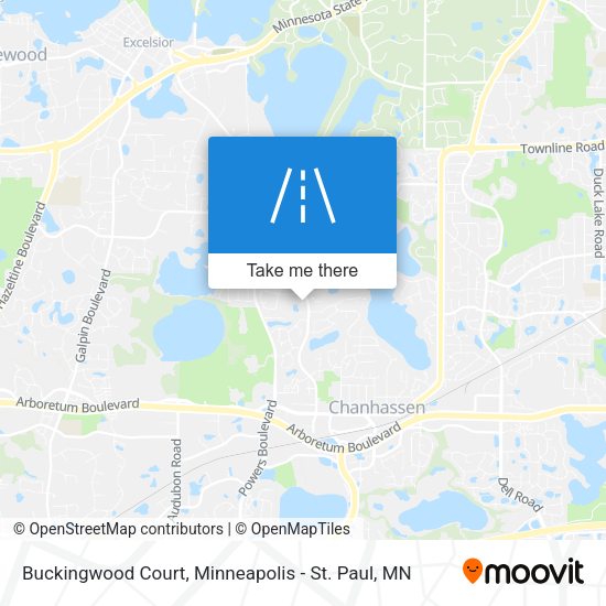 Mapa de Buckingwood Court