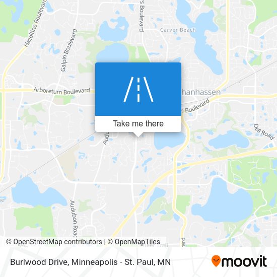 Burlwood Drive map