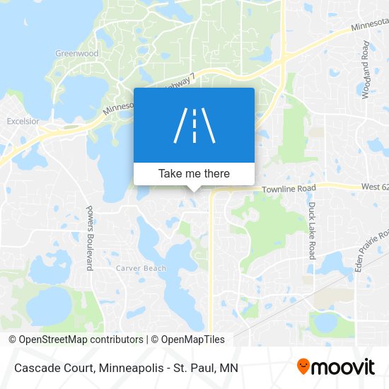 Cascade Court map