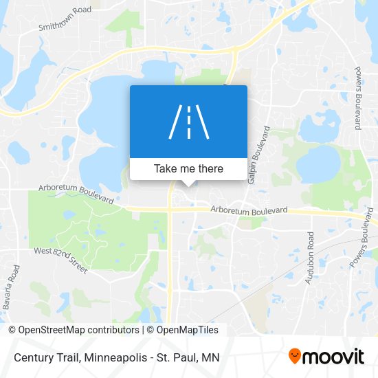 Century Trail map