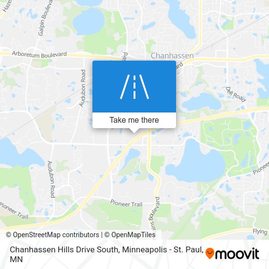 Mapa de Chanhassen Hills Drive South