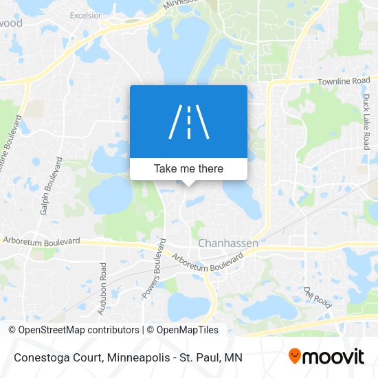 Conestoga Court map