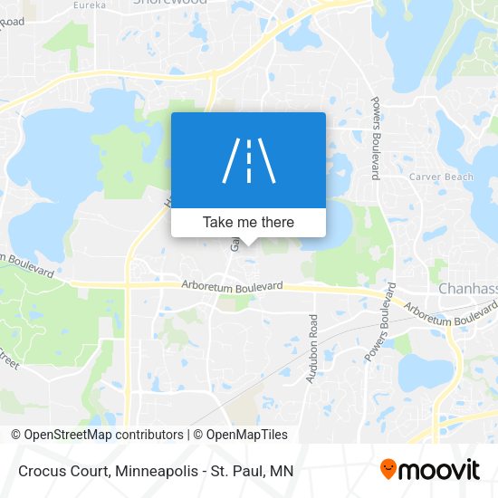 Mapa de Crocus Court