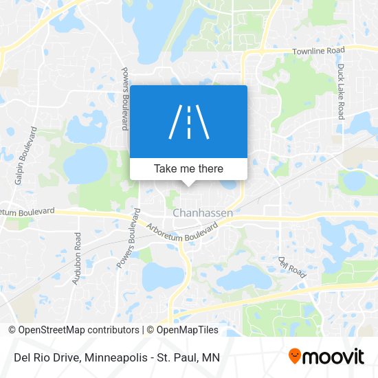 Del Rio Drive map