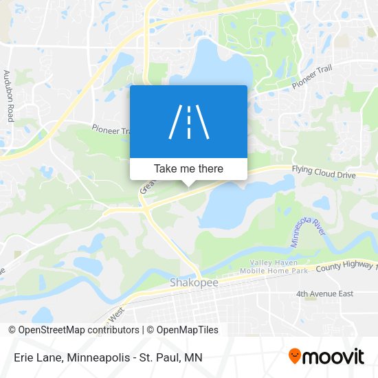 Mapa de Erie Lane