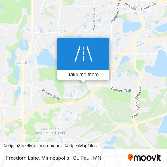 Freedom Lane map