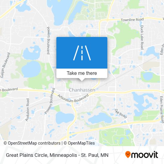 Mapa de Great Plains Circle