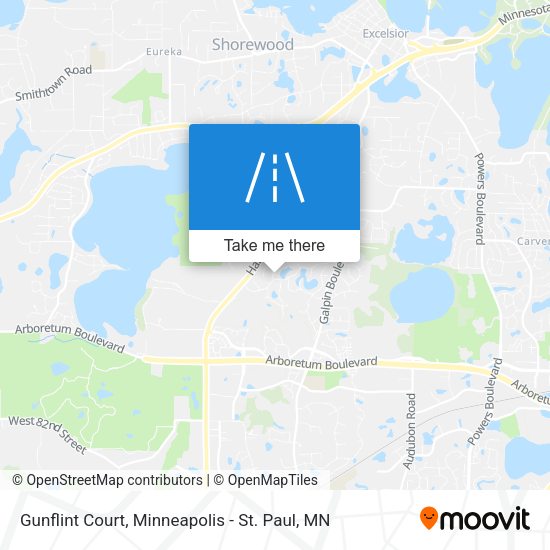 Gunflint Court map