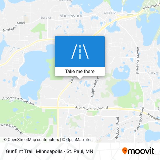 Mapa de Gunflint Trail