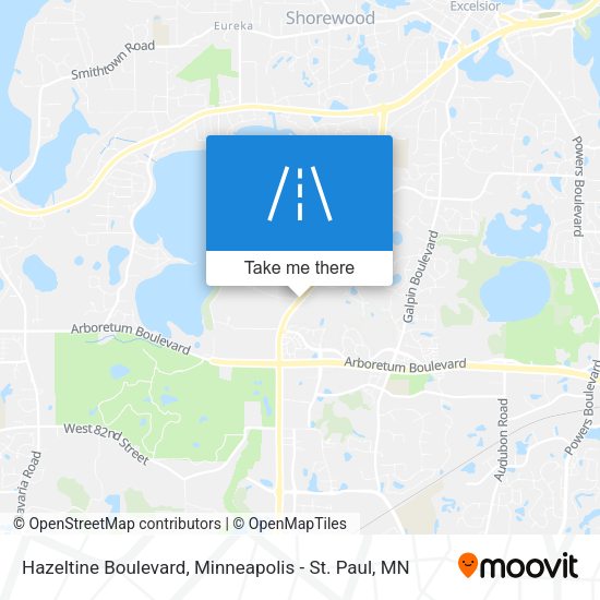 Mapa de Hazeltine Boulevard