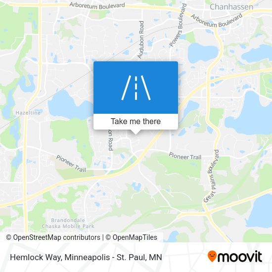 Hemlock Way map