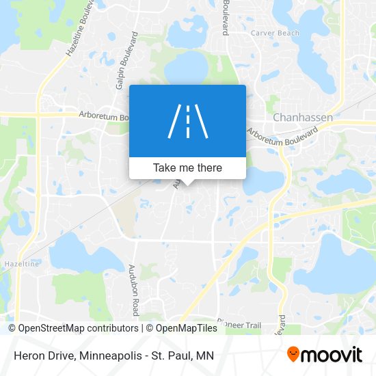 Heron Drive map
