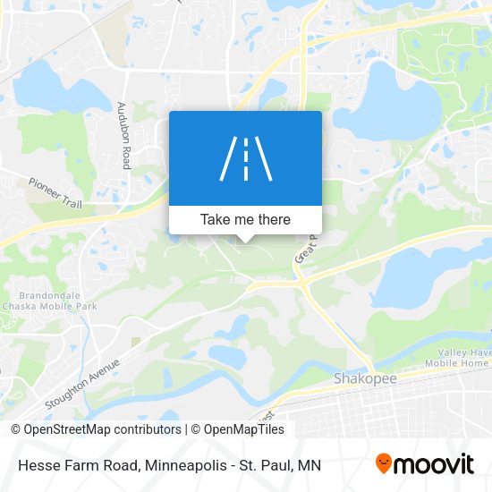 Hesse Farm Road map