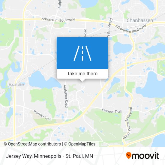 Jersey Way map