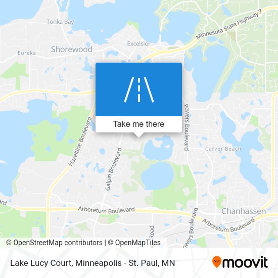 Lake Lucy Court map