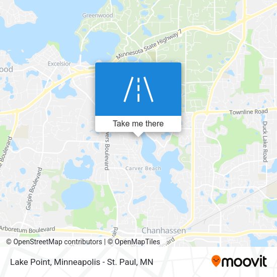 Lake Point map